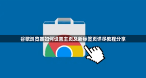 谷歌浏览器如何设置主页和新标签页？详细教程 